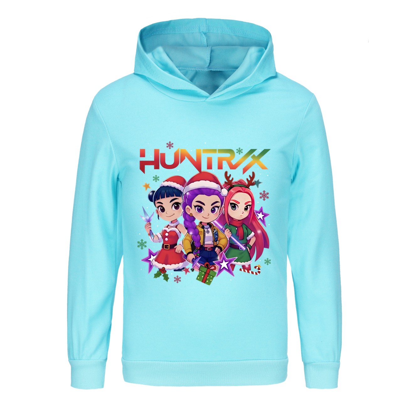 Kids Girls Devil Hunters Christmas Hoodie Kpop Casual Sweatshirt Top Xmas Gifts - Picture 45 of 52