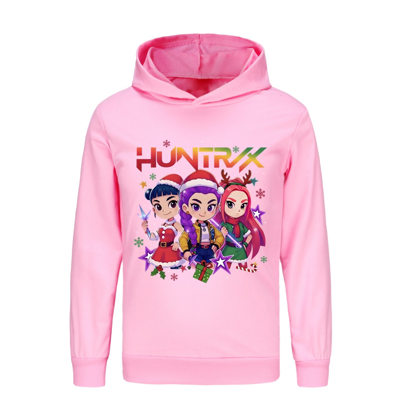 Kids Girls Devil Hunters Christmas Hoodie Kpop Casual Sweatshirt Top Xmas Gifts - Picture 48 of 52
