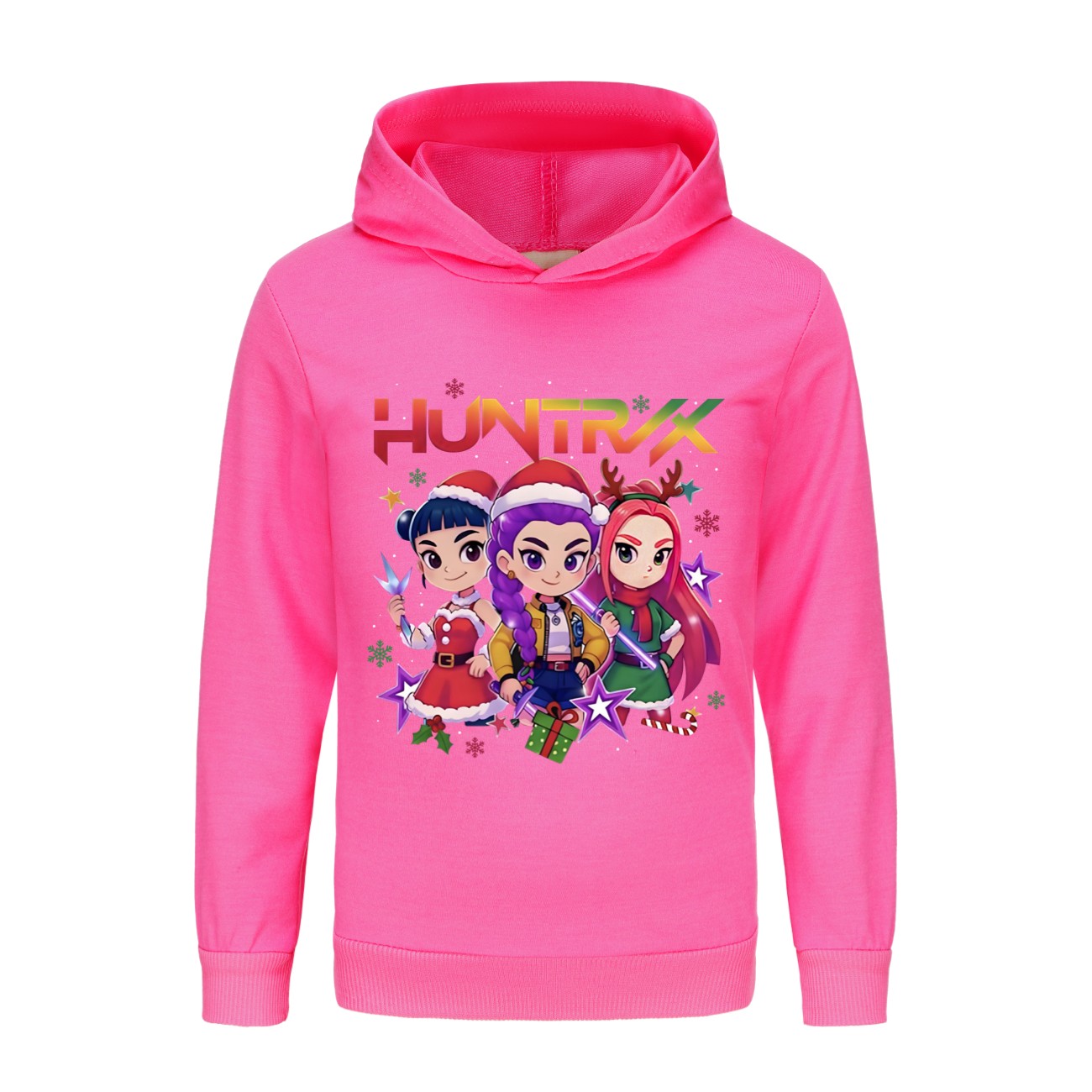 Kids Girls Devil Hunters Christmas Hoodie Kpop Casual Sweatshirt Top Xmas Gifts - Picture 49 of 52