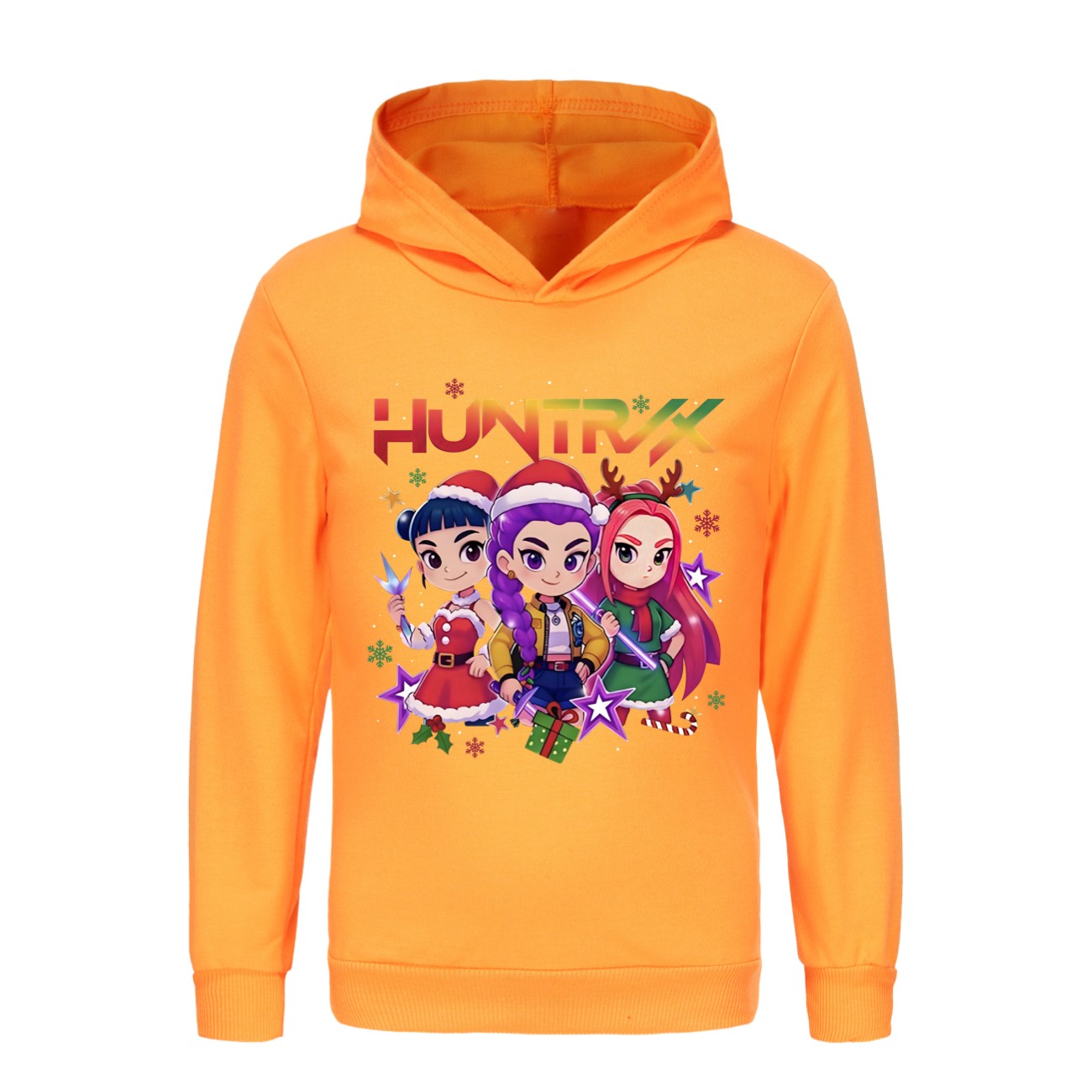 Kids Girls Devil Hunters Christmas Hoodie Kpop Casual Sweatshirt Top Xmas Gifts - Picture 50 of 52