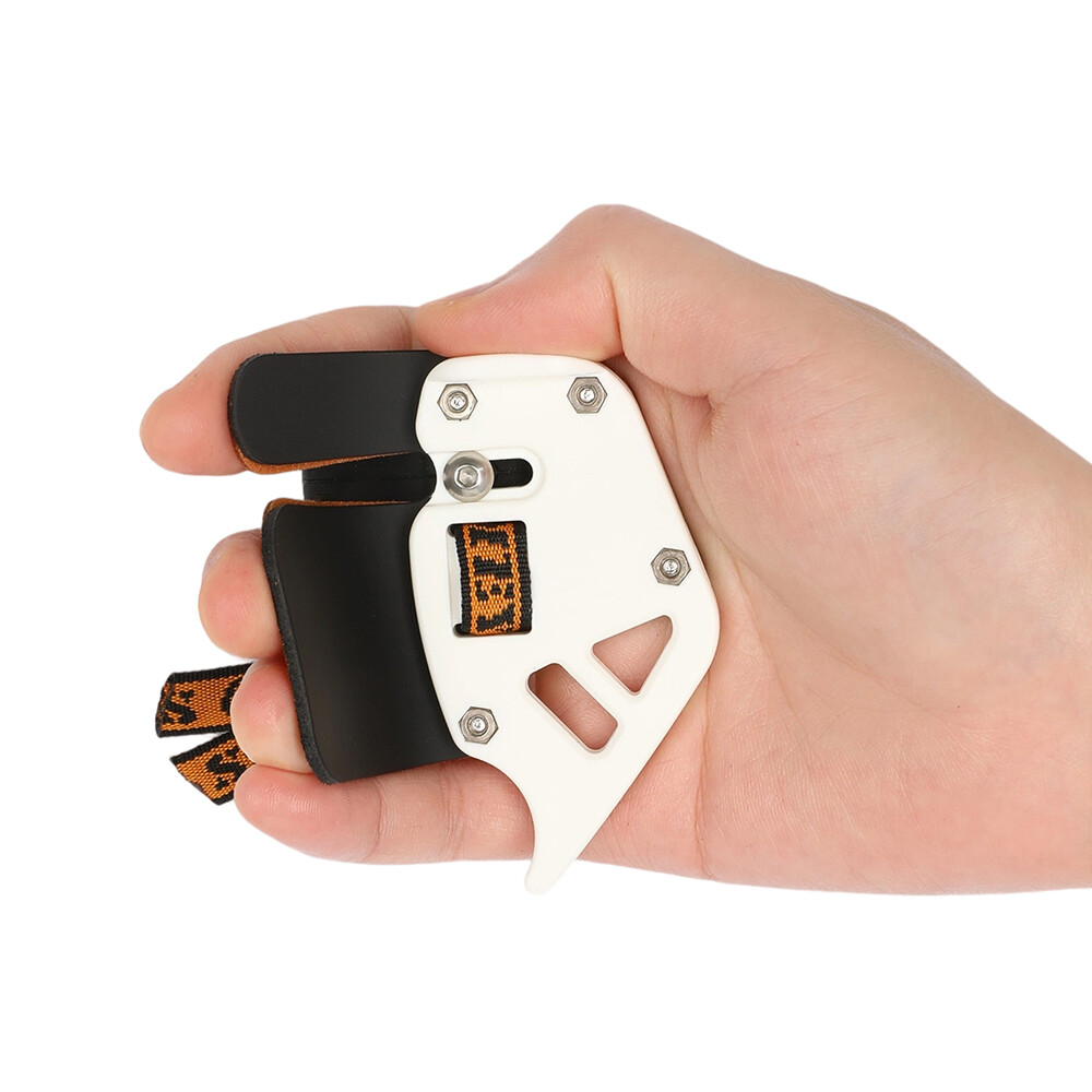 Bogenschießen Protector Gear Handschuh Lede Pad Finger Guard Tab Schießen Jagd - Picture 13 of 18