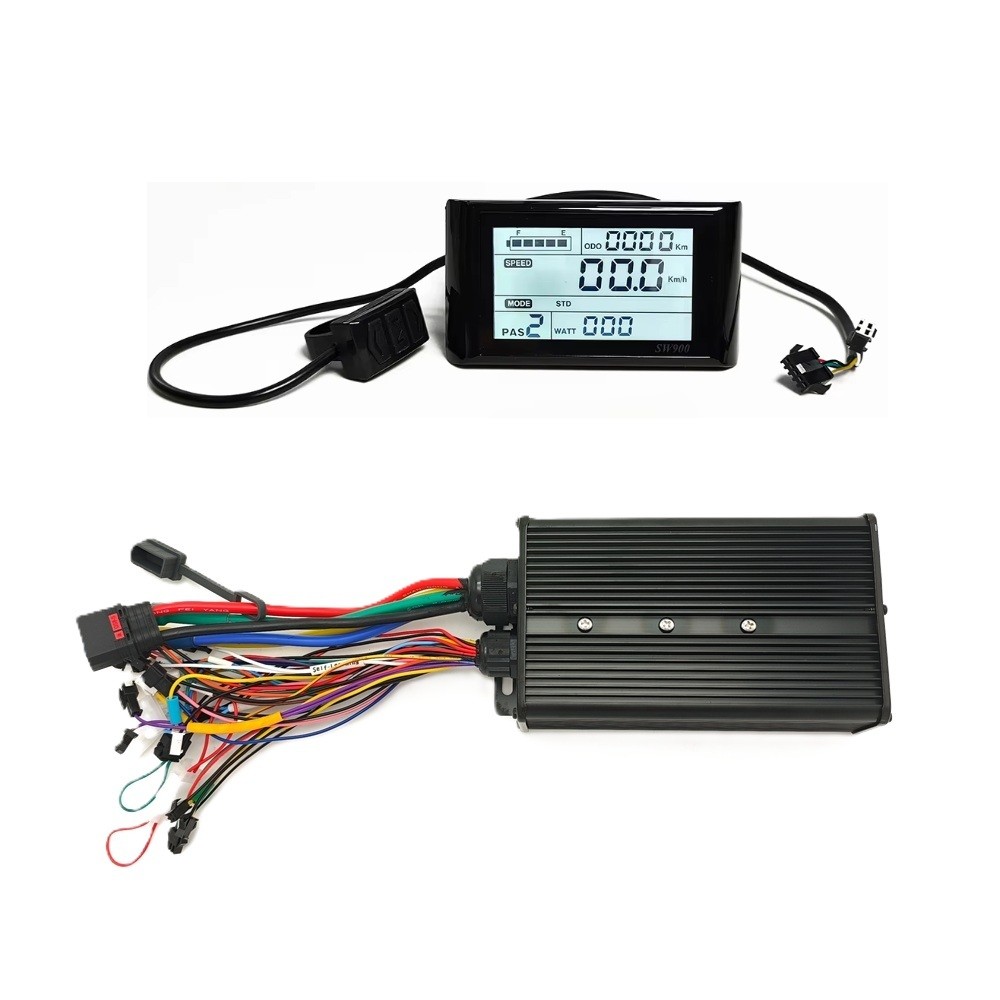 Controlador de onda sinusoidal pantalla a color para bicicleta 48V-72V 5000 100A - Imagen 12 de 13