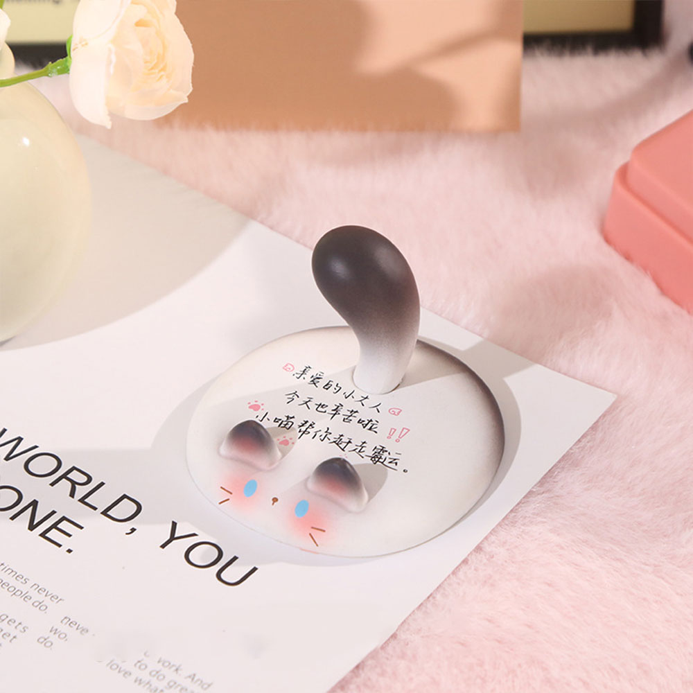 Lindo soporte para teléfono para gato decoración de escritorio con forma de animal pantalla para teléfono móvil - Imagen 24 de 24