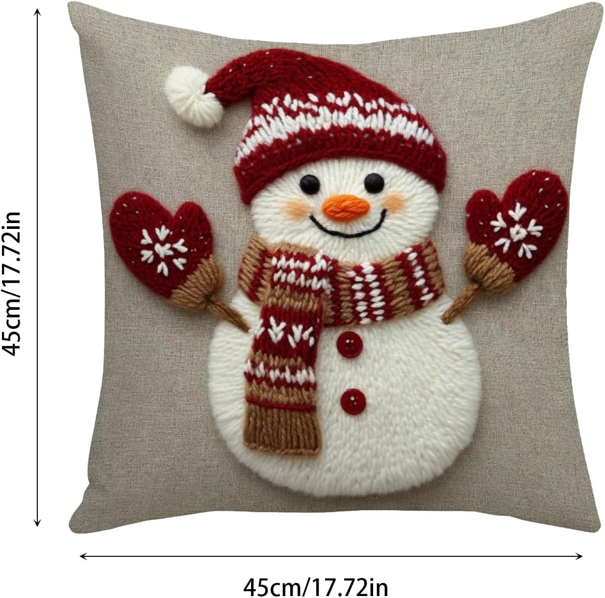 Christmas Collection Pillowcase Festive Holiday Decor for Living Room Sofa Cushi - Bild 17 von 30