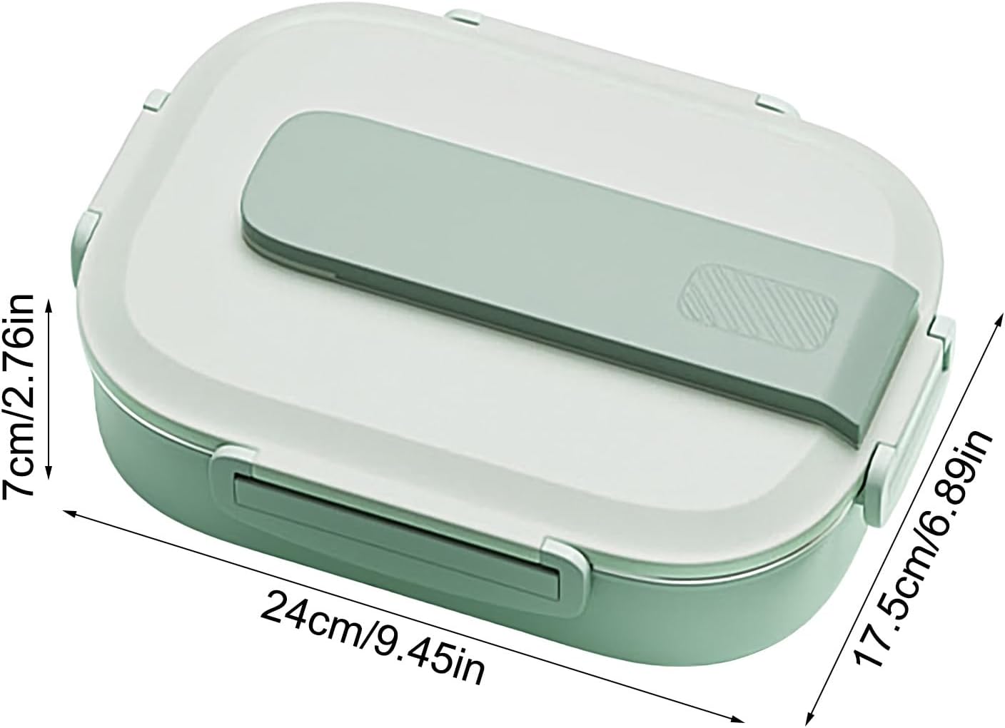 1L Thermal Lunch Box, 2 Compartmen Stainless Steel Lunch Box for Kids, Portable - Bild 30 von 34