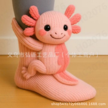 3D Cute Animals Socks Knitted Animal Pattern Floor Socks Unisex Funny Winter - Bild 30 von 30