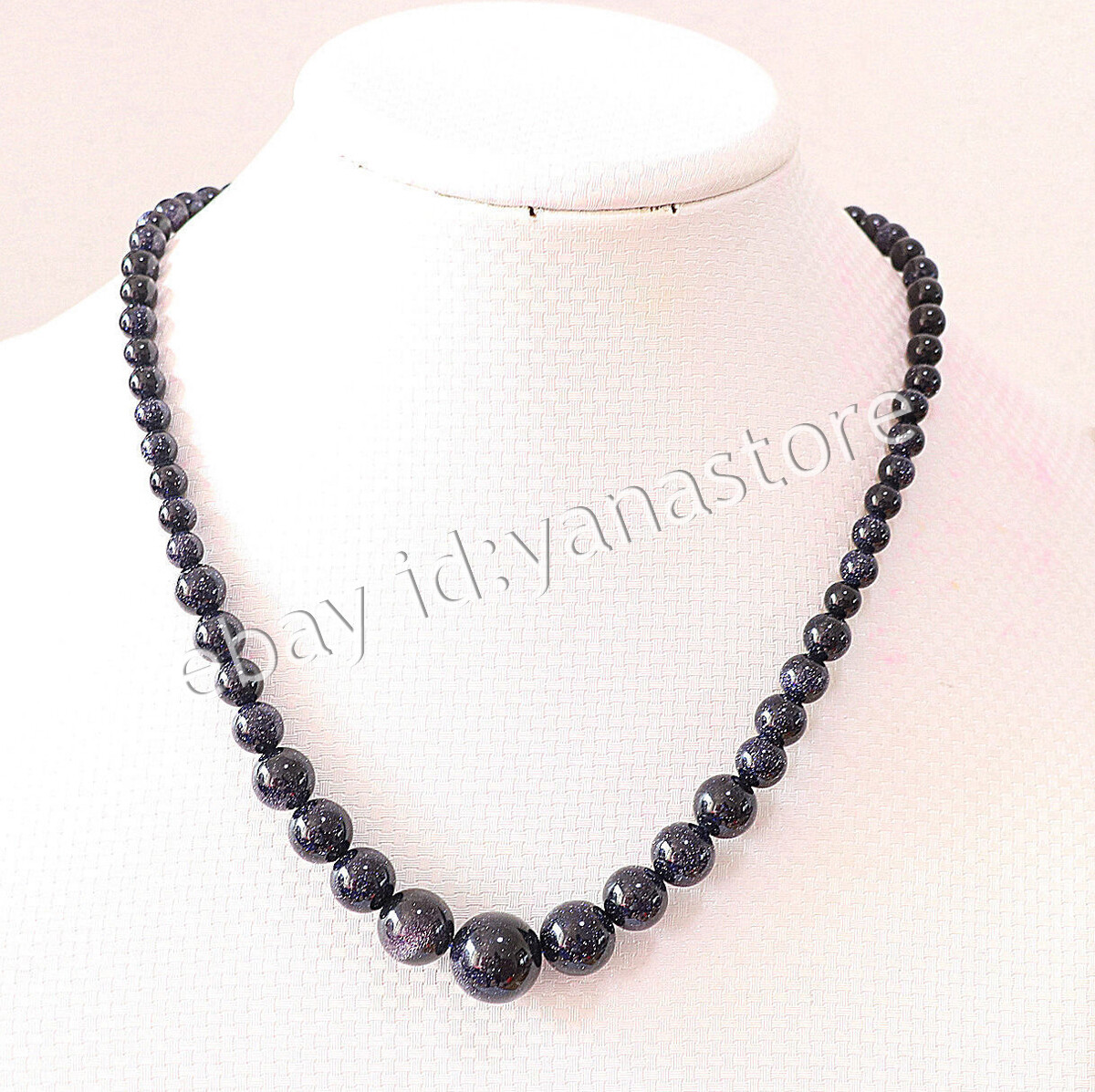 Fashion 6-14mm Mehrfarbig Jade Edelstein Rund Perlen Abschluss Halskette 18 Zoll - Bild 50 von 116