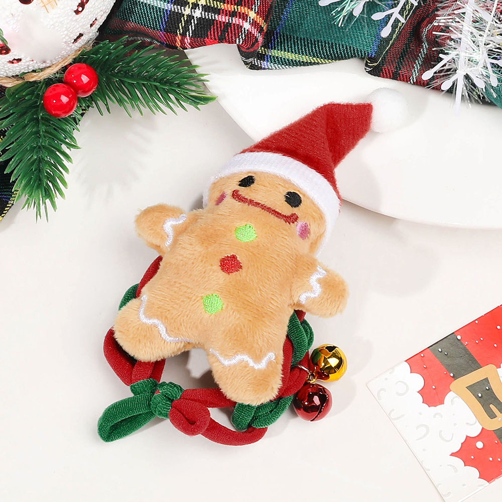 Anillos de pelo ajustables con diseño de campana de Navidad material de terciopelo talla única - Imagen 23 de 27