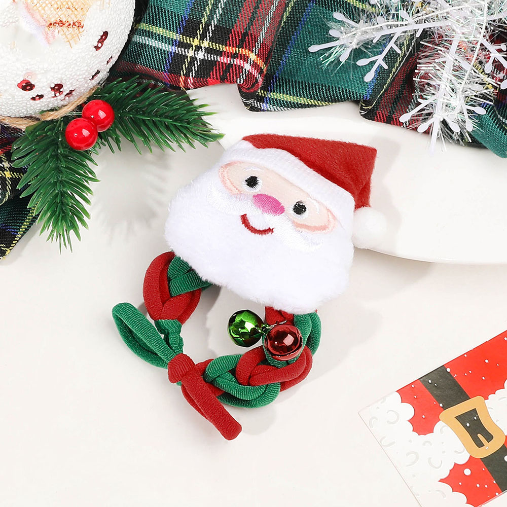 Anillos de pelo ajustables con diseño de campana de Navidad material de terciopelo talla única - Imagen 27 de 27