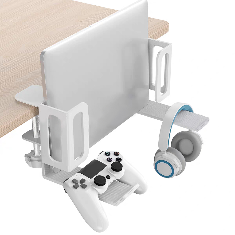 Soporte para portátil para elevador de computadora de escritorio base metálica con soporte de peso de 5 kg - Imagen 12 de 12