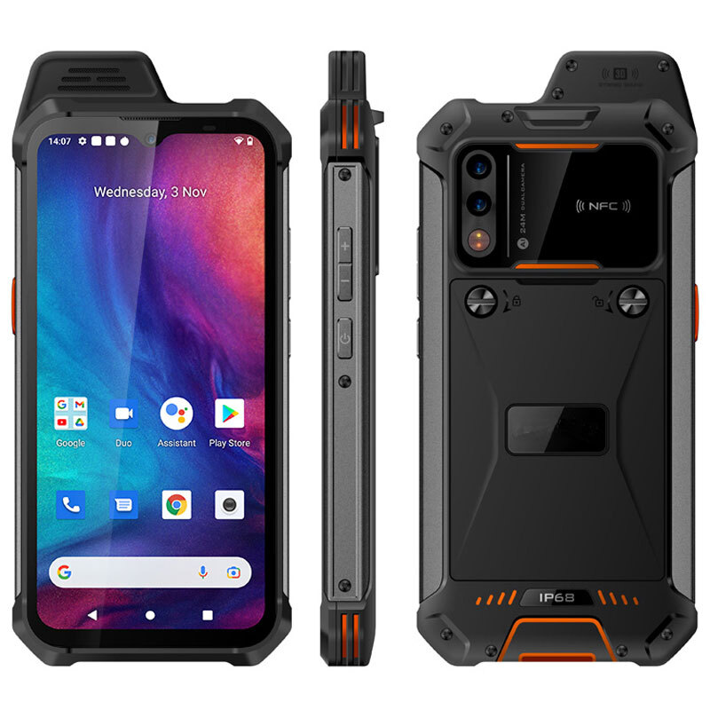 4G LTE Android 13 Rugged Phone NFC Walkie Talkie Outdoor PTT Mobile IP68 UNIWA - Picture 26 of 28