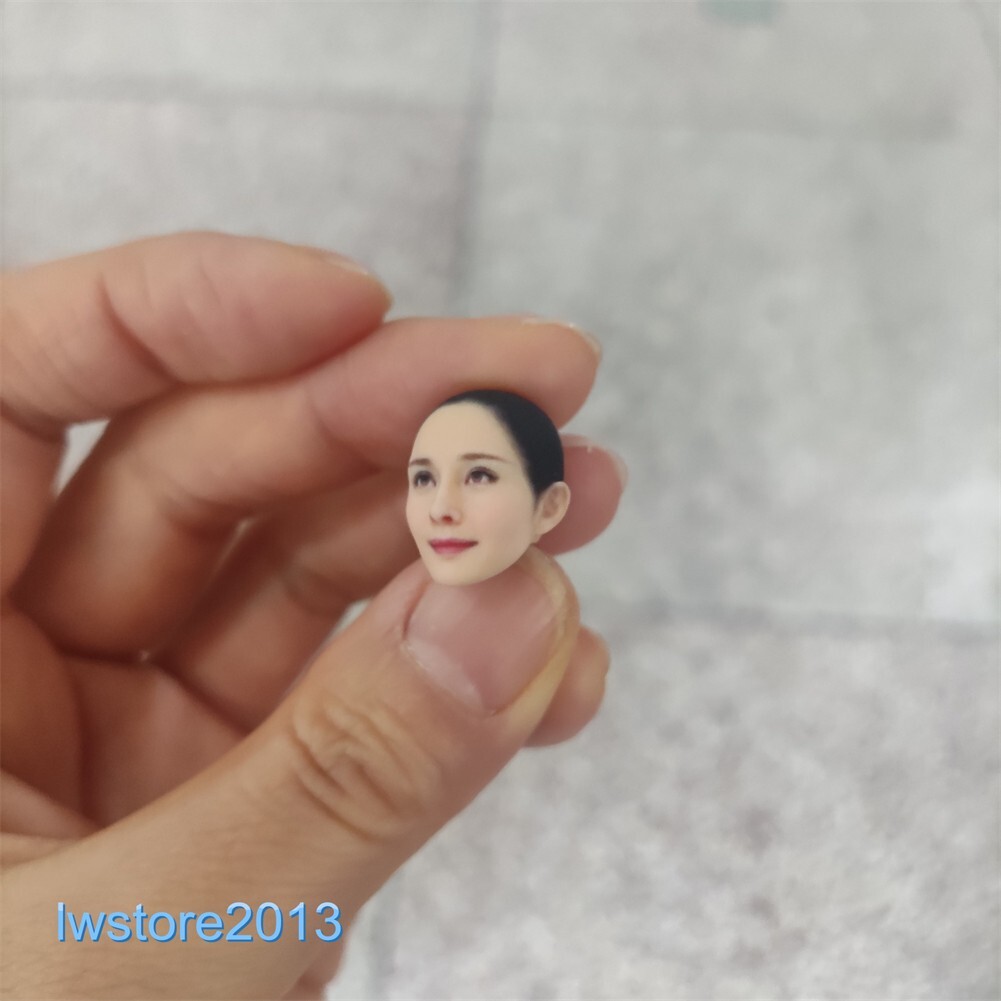 1/6 1/12 Beauty Girl Man Head Sculpt Model For 12" 6" Female Male Figure Body - Picture 17 of 190