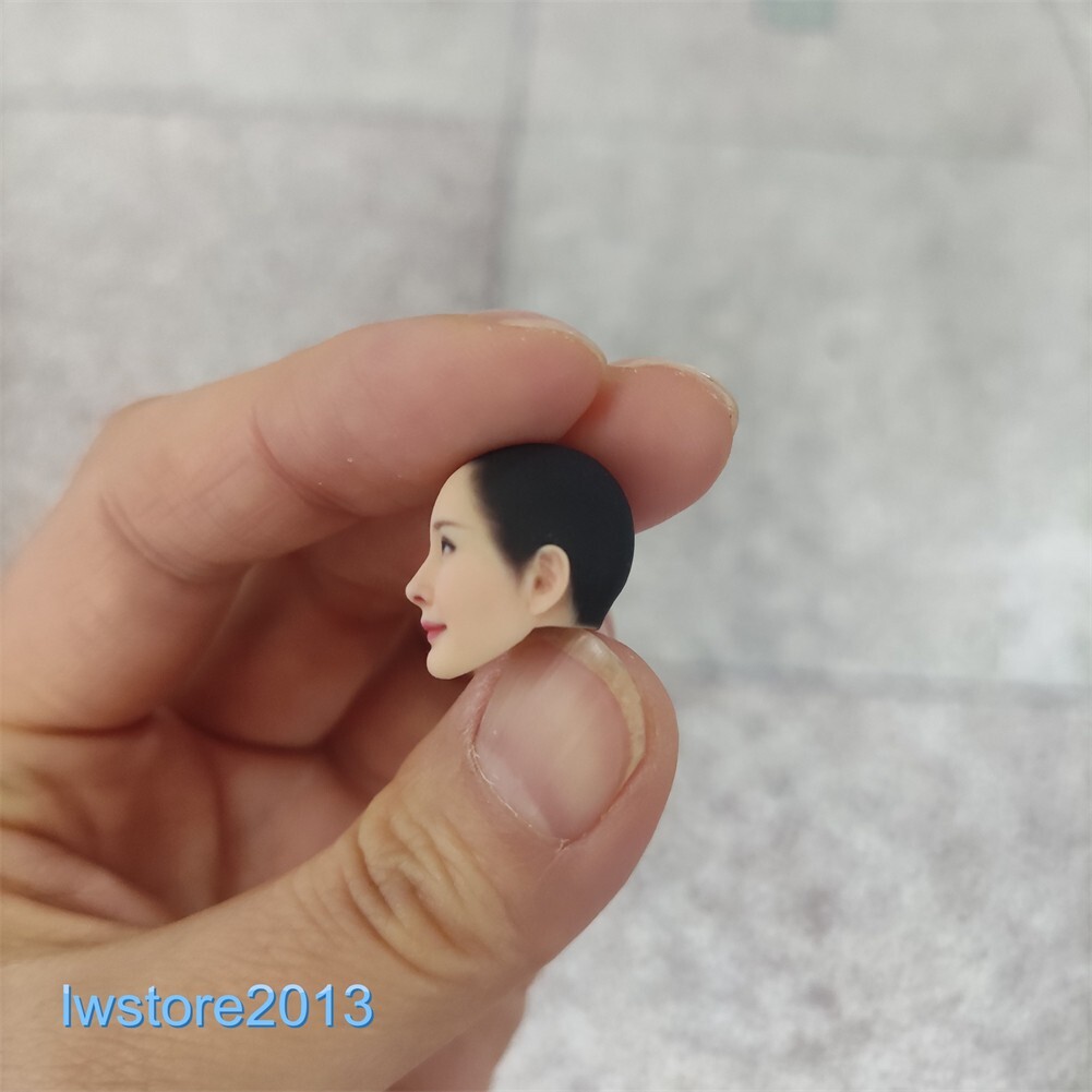 1/6 1/12 Beauty Girl Man Head Sculpt Model For 12" 6" Female Male Figure Body - Picture 18 of 190