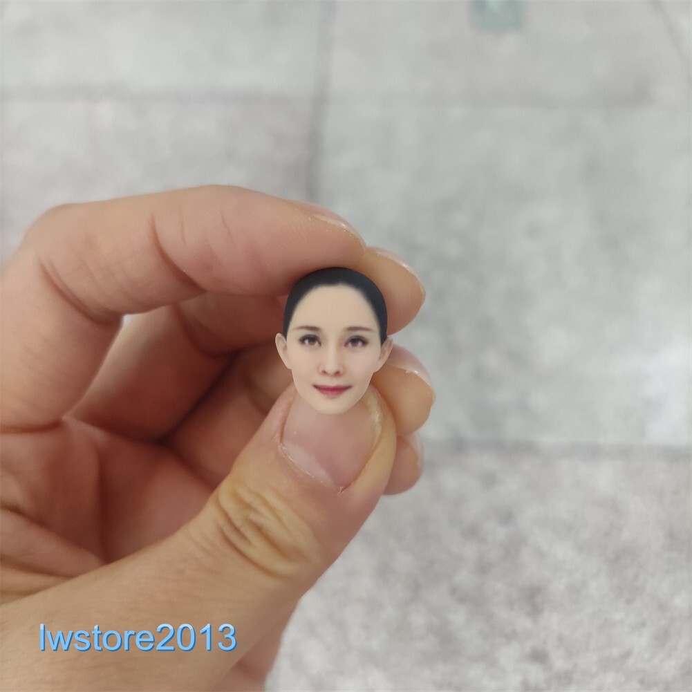 1/6 1/12 Beauty Girl Man Head Sculpt Model For 12" 6" Female Male Figure Body - Picture 22 of 190