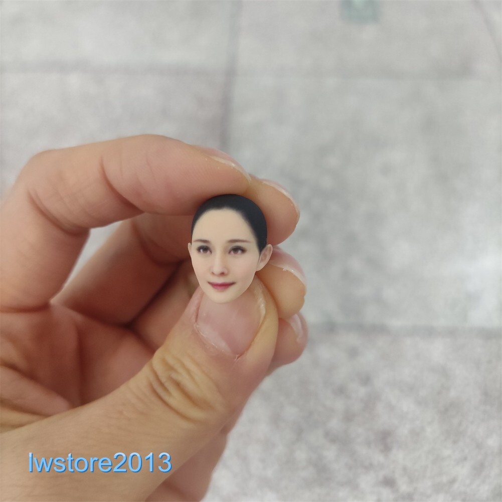 1/6 1/12 Beauty Girl Man Head Sculpt Model For 12" 6" Female Male Figure Body - Picture 24 of 190