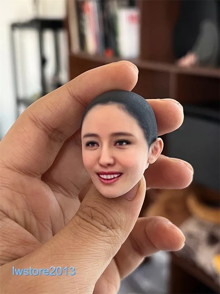 1/6 1/12 Beauty Girl Man Head Sculpt Model For 12" 6" Female Male Figure Body - Picture 29 of 190