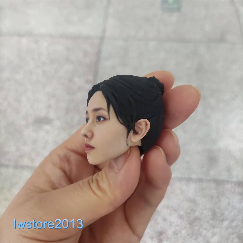 1/6 1/12 Beauty Girl Man Head Sculpt Model For 12" 6" Female Male Figure Body - Picture 33 of 190