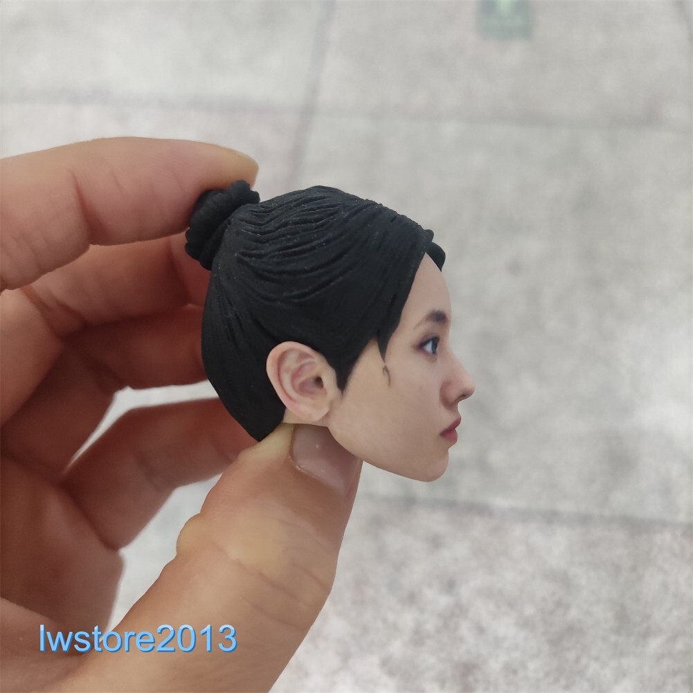 1/6 1/12 Beauty Girl Man Head Sculpt Model For 12" 6" Female Male Figure Body - Picture 35 of 190