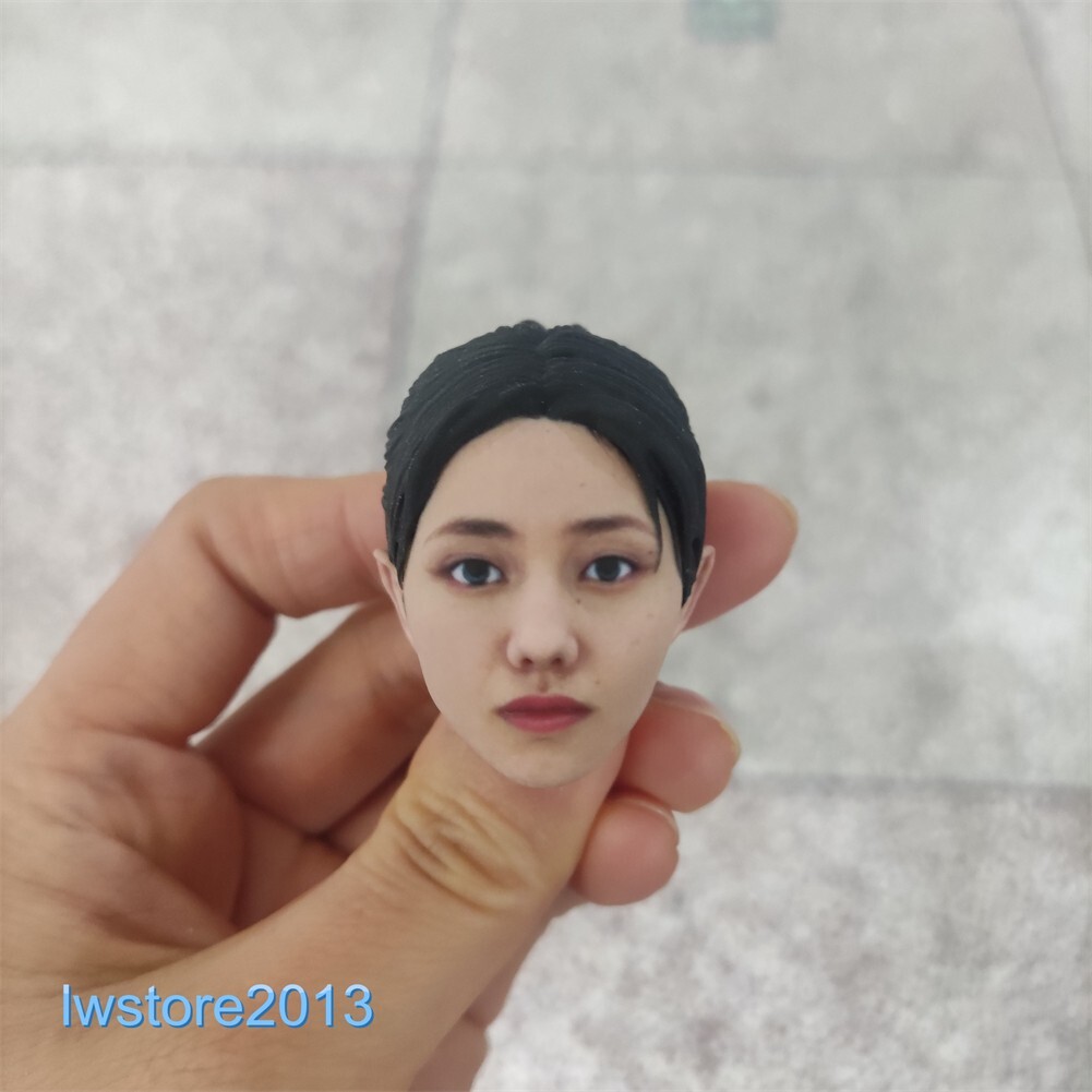 1/6 1/12 Beauty Girl Man Head Sculpt Model For 12" 6" Female Male Figure Body - Picture 38 of 190