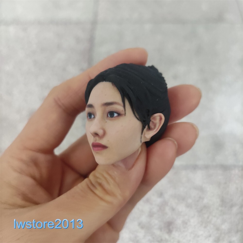 1/6 1/12 Beauty Girl Man Head Sculpt Model For 12" 6" Female Male Figure Body - Picture 39 of 190