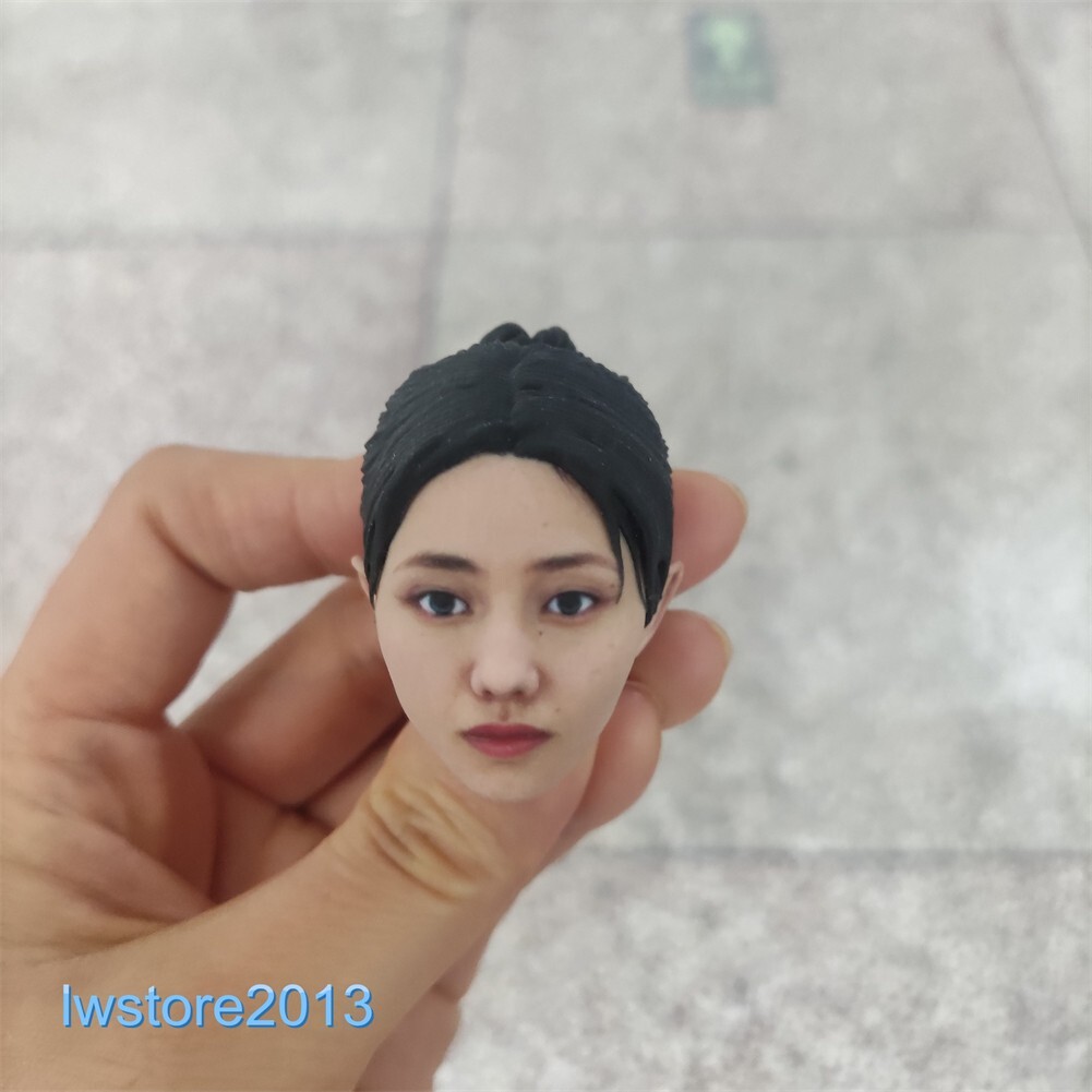 1/6 1/12 Beauty Girl Man Head Sculpt Model For 12" 6" Female Male Figure Body - Picture 40 of 190