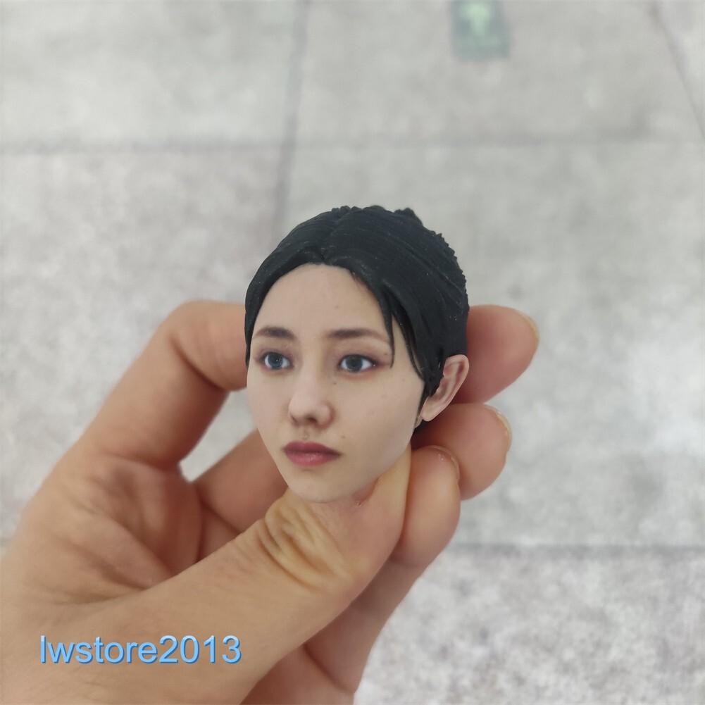 1/6 1/12 Beauty Girl Man Head Sculpt Model For 12" 6" Female Male Figure Body - Picture 41 of 190