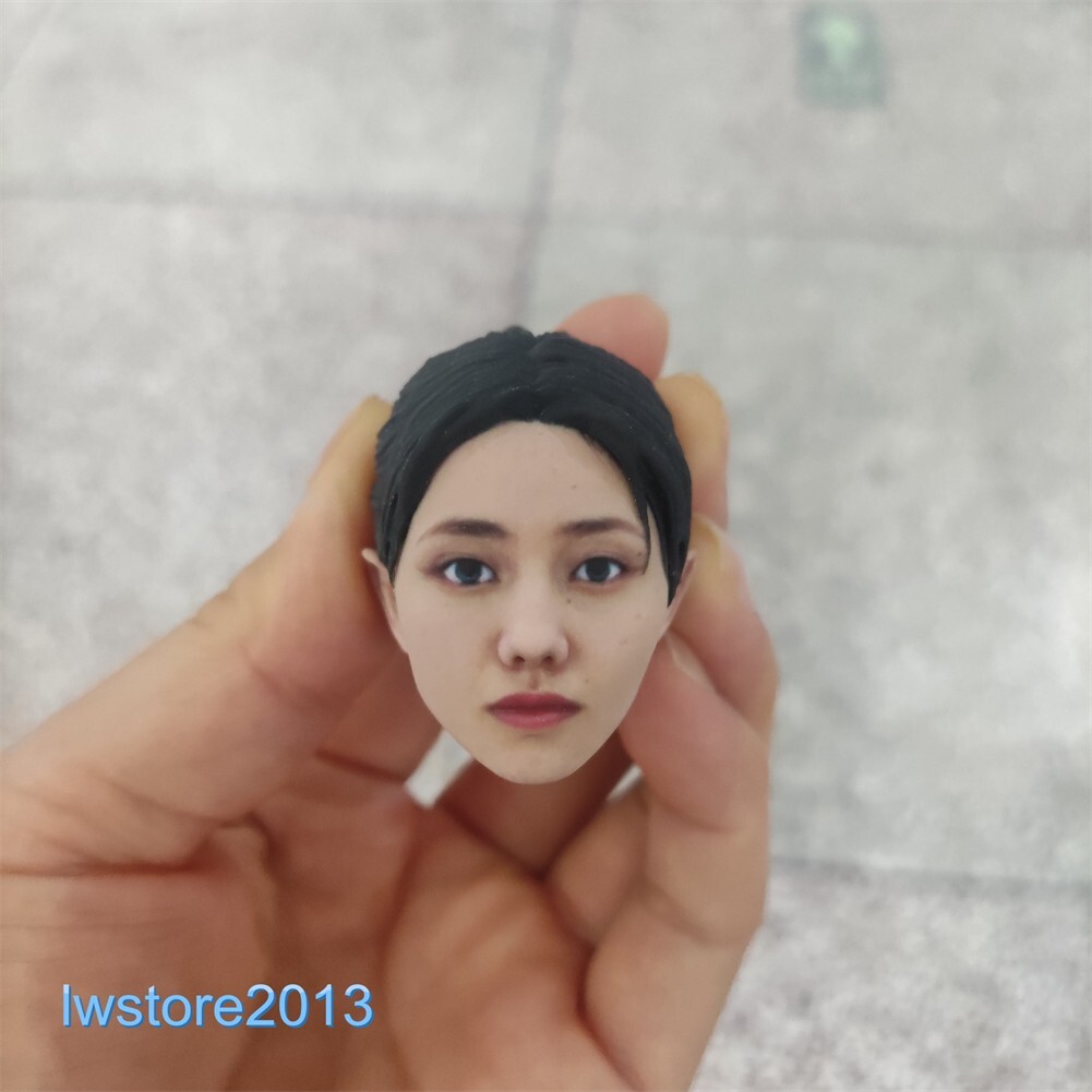 1/6 1/12 Beauty Girl Man Head Sculpt Model For 12" 6" Female Male Figure Body - Picture 42 of 190