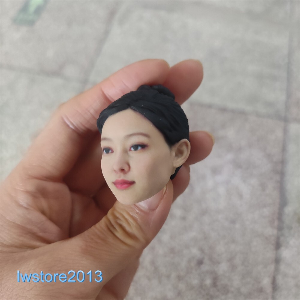 1/6 1/12 Beauty Girl Man Head Sculpt Model For 12" 6" Female Male Figure Body - Picture 44 of 190