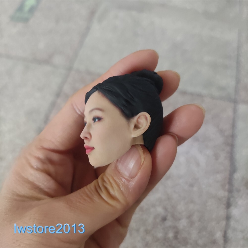 1/6 1/12 Beauty Girl Man Head Sculpt Model For 12" 6" Female Male Figure Body - Picture 45 of 190