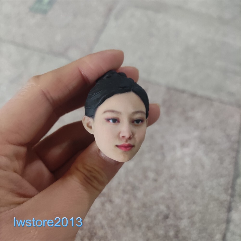 1/6 1/12 Beauty Girl Man Head Sculpt Model For 12" 6" Female Male Figure Body - Picture 46 of 190