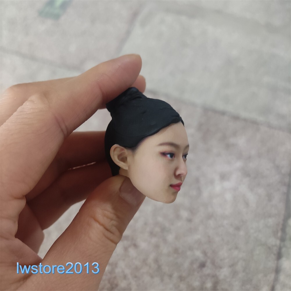 1/6 1/12 Beauty Girl Man Head Sculpt Model For 12" 6" Female Male Figure Body - Picture 47 of 190