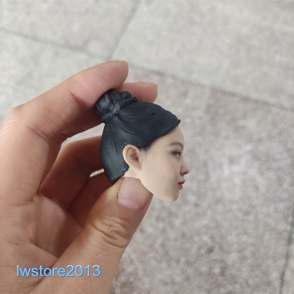 1/6 1/12 Beauty Girl Man Head Sculpt Model For 12" 6" Female Male Figure Body - Picture 48 of 190