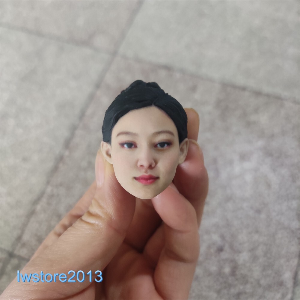 1/6 1/12 Beauty Girl Man Head Sculpt Model For 12" 6" Female Male Figure Body - Picture 51 of 190