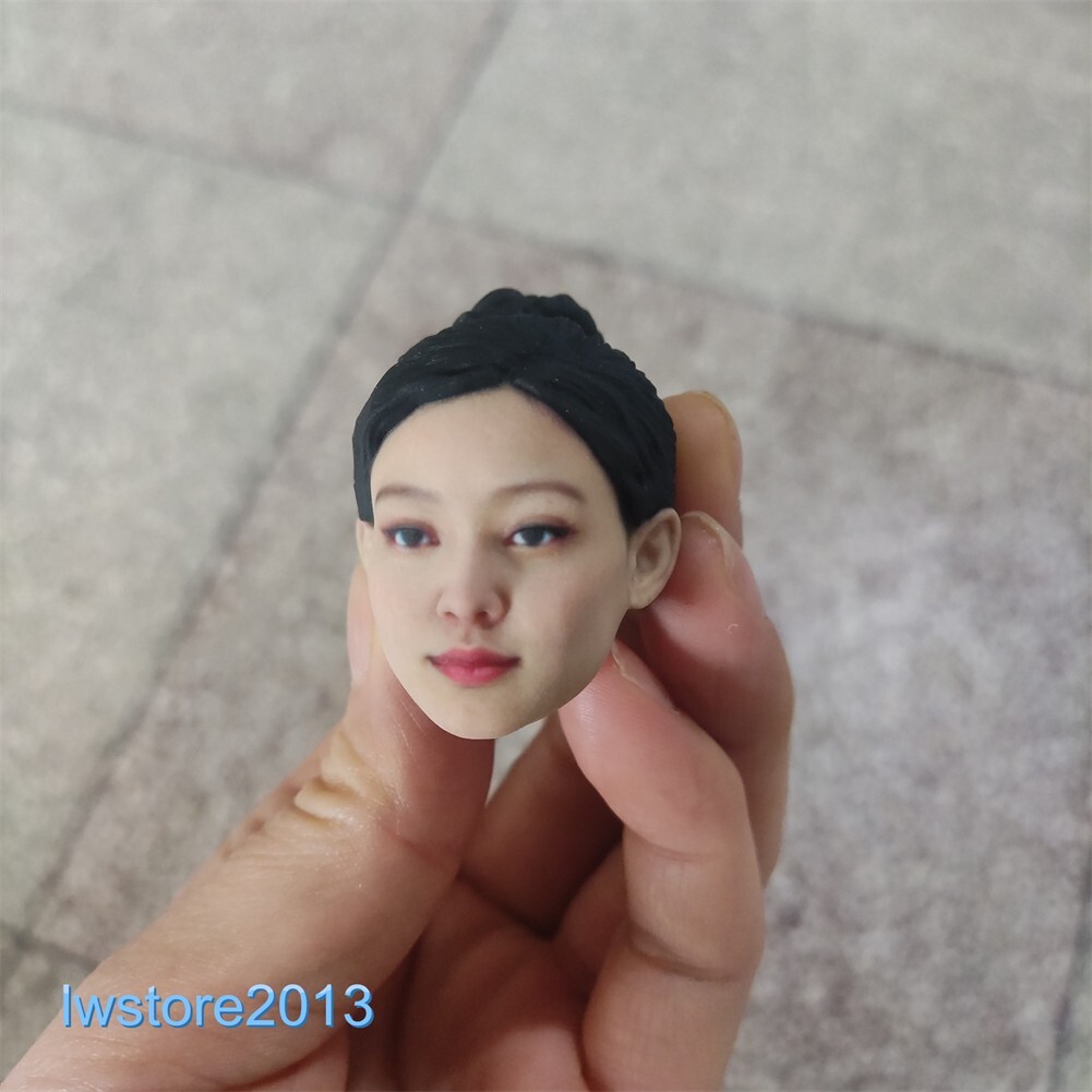 1/6 1/12 Beauty Girl Man Head Sculpt Model For 12" 6" Female Male Figure Body - Picture 52 of 190