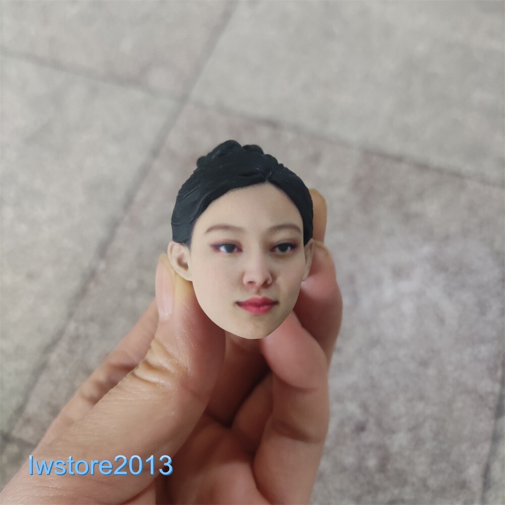 1/6 1/12 Beauty Girl Man Head Sculpt Model For 12" 6" Female Male Figure Body - Picture 53 of 190