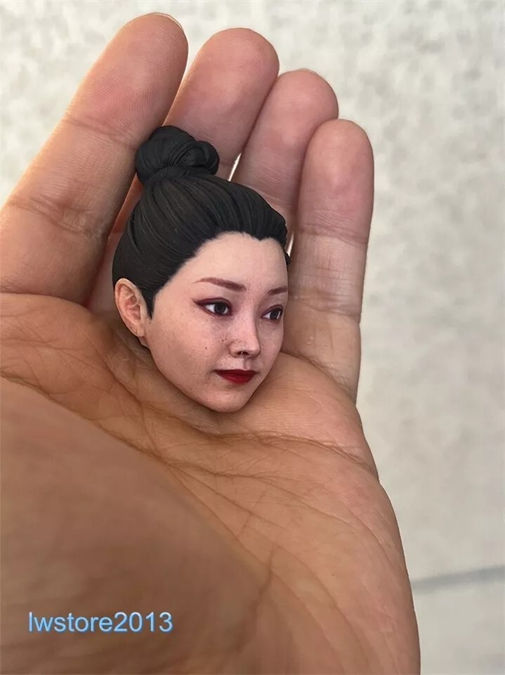 1/6 1/12 Beauty Girl Man Head Sculpt Model For 12" 6" Female Male Figure Body - Picture 60 of 190