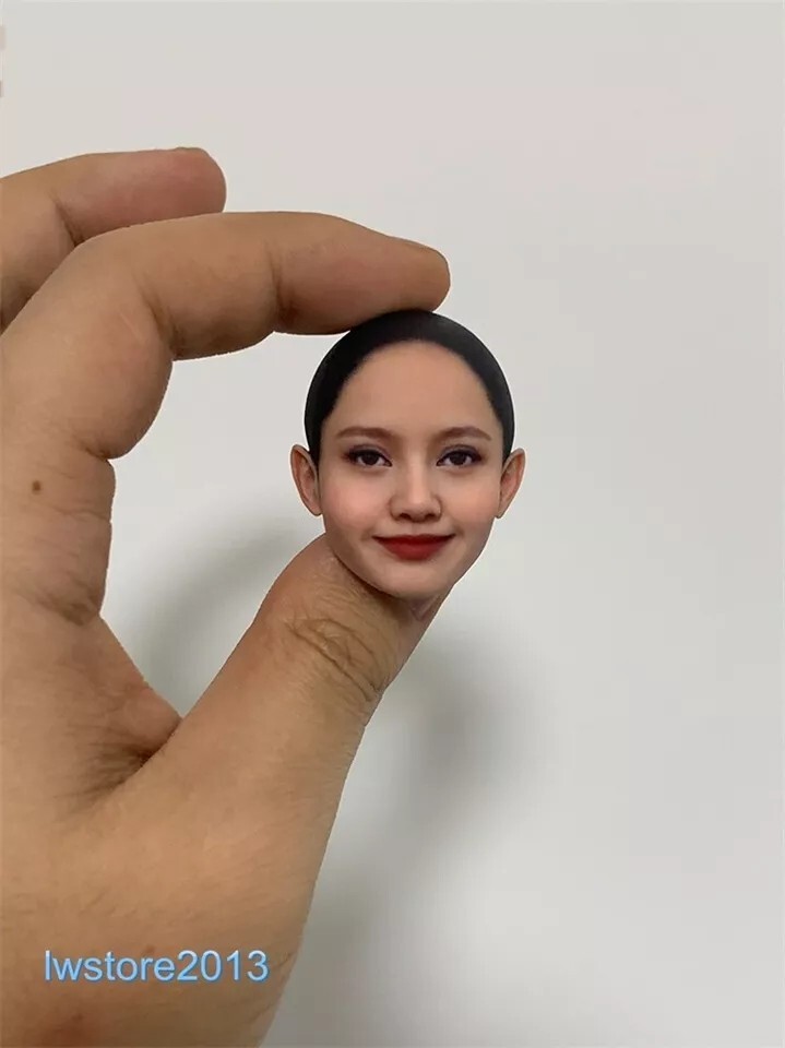 1/6 1/12 Beauty Girl Man Head Sculpt Model For 12" 6" Female Male Figure Body - Picture 67 of 190