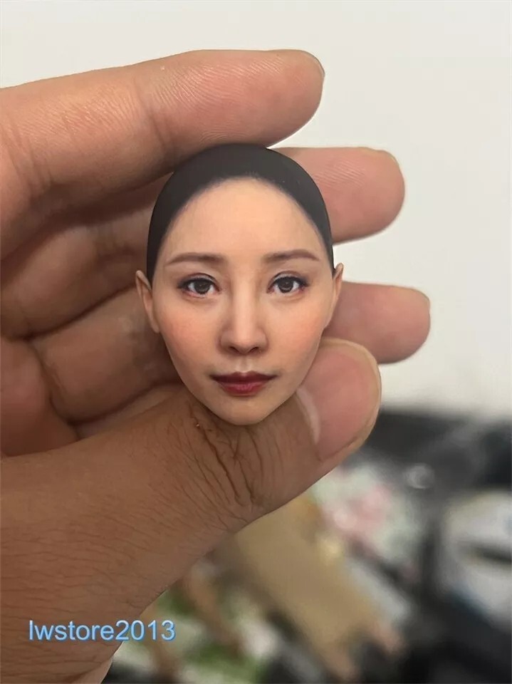 1/6 1/12 Beauty Girl Man Head Sculpt Model For 12" 6" Female Male Figure Body - Picture 70 of 190