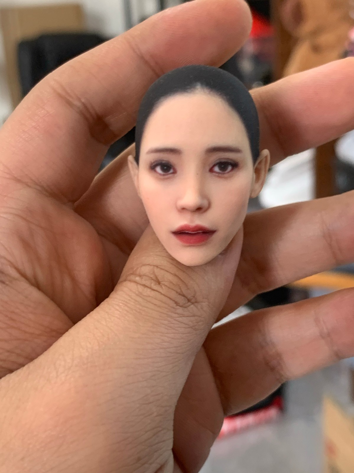 1/6 1/12 Beauty Girl Man Head Sculpt Model For 12" 6" Female Male Figure Body - Picture 80 of 190