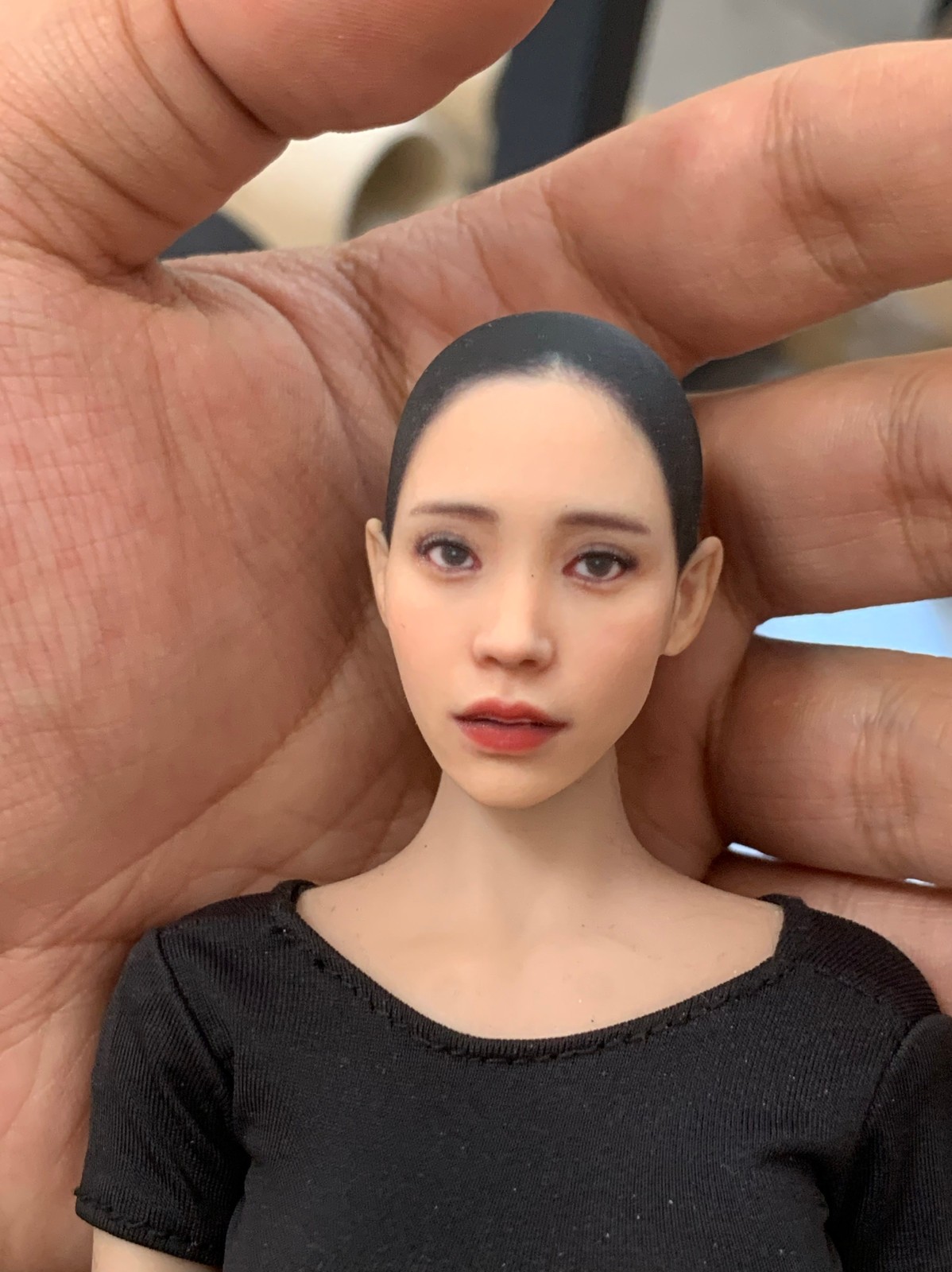 1/6 1/12 Beauty Girl Man Head Sculpt Model For 12" 6" Female Male Figure Body - Picture 81 of 190