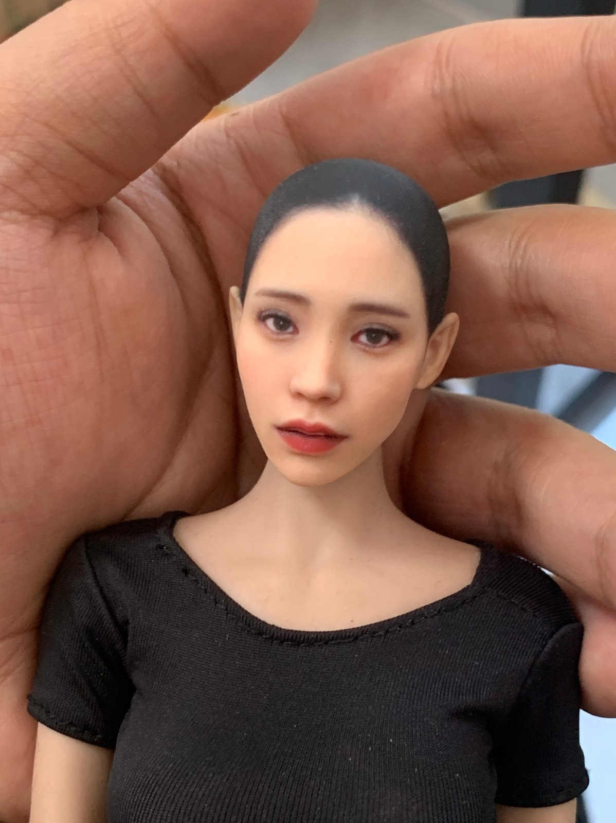 1/6 1/12 Beauty Girl Man Head Sculpt Model For 12" 6" Female Male Figure Body - Picture 82 of 190