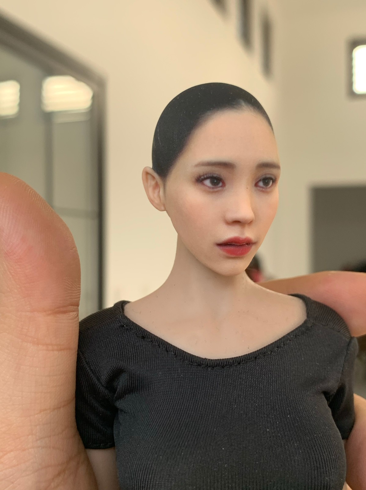 1/6 1/12 Beauty Girl Man Head Sculpt Model For 12" 6" Female Male Figure Body - Picture 83 of 190