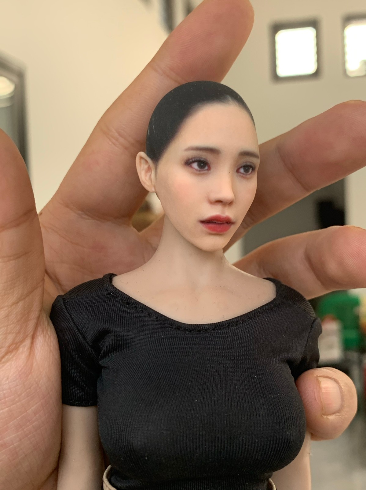 1/6 1/12 Beauty Girl Man Head Sculpt Model For 12" 6" Female Male Figure Body - Picture 85 of 190