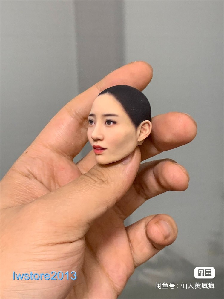 1/6 1/12 Beauty Girl Man Head Sculpt Model For 12" 6" Female Male Figure Body - Picture 92 of 190