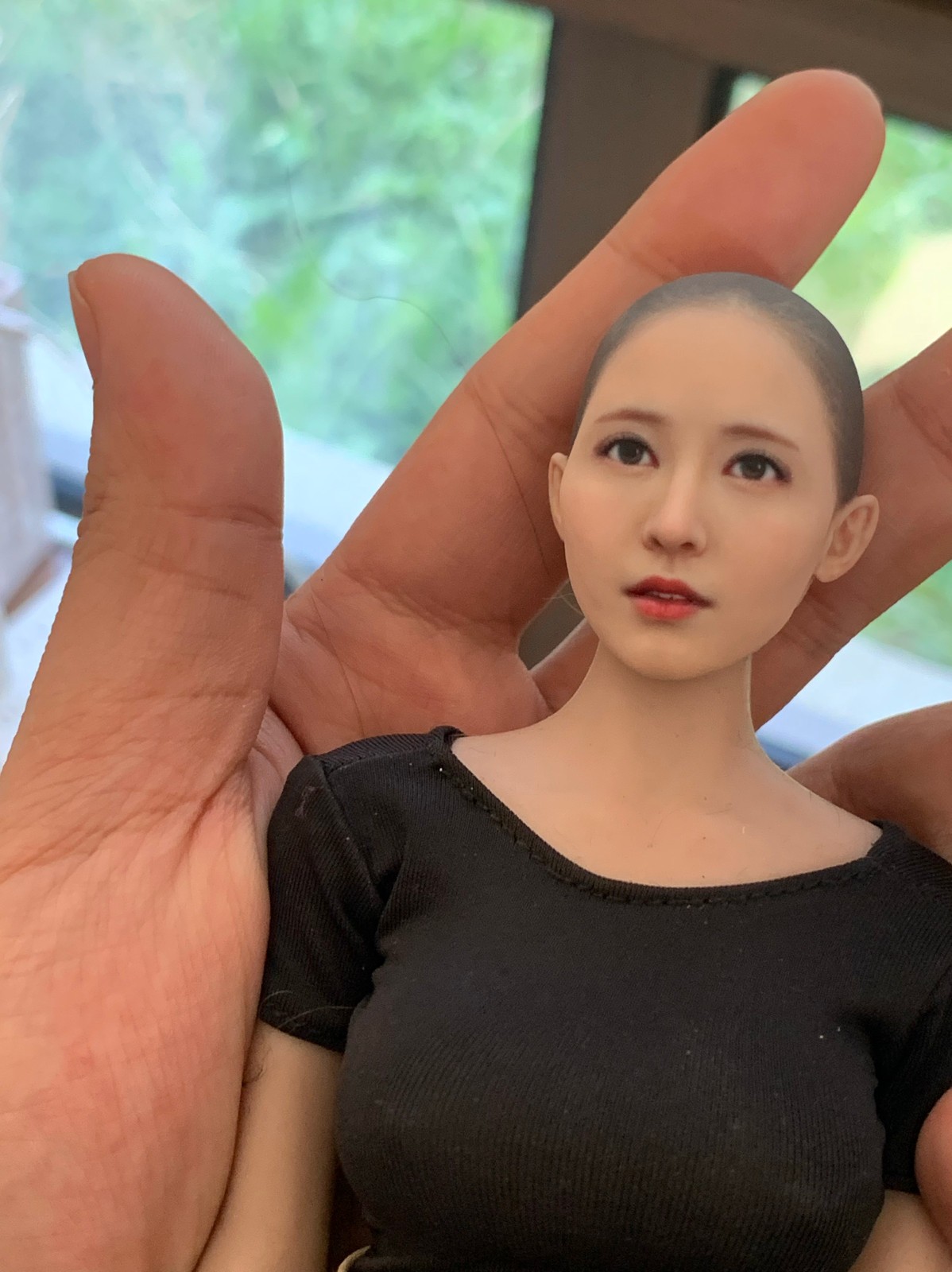 1/6 1/12 Beauty Girl Man Head Sculpt Model For 12" 6" Female Male Figure Body - Picture 97 of 190