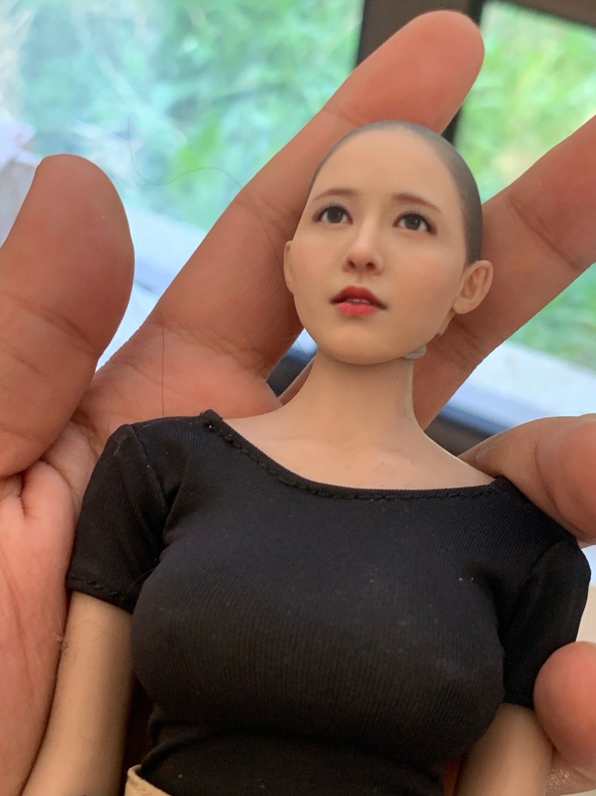 1/6 1/12 Beauty Girl Man Head Sculpt Model For 12" 6" Female Male Figure Body - Picture 99 of 190