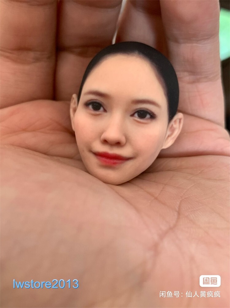 1/6 1/12 Beauty Girl Man Head Sculpt Model For 12" 6" Female Male Figure Body - Picture 101 of 190