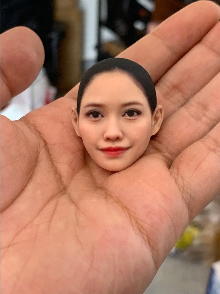 1/6 1/12 Beauty Girl Man Head Sculpt Model For 12" 6" Female Male Figure Body - Picture 102 of 190