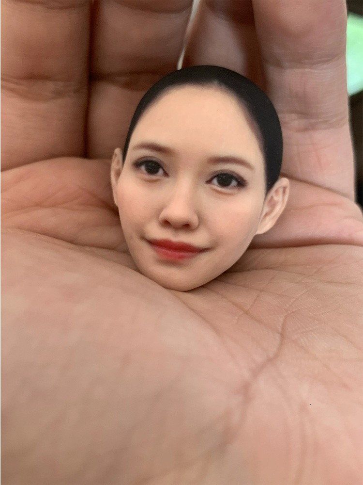 1/6 1/12 Beauty Girl Man Head Sculpt Model For 12" 6" Female Male Figure Body - Picture 103 of 190