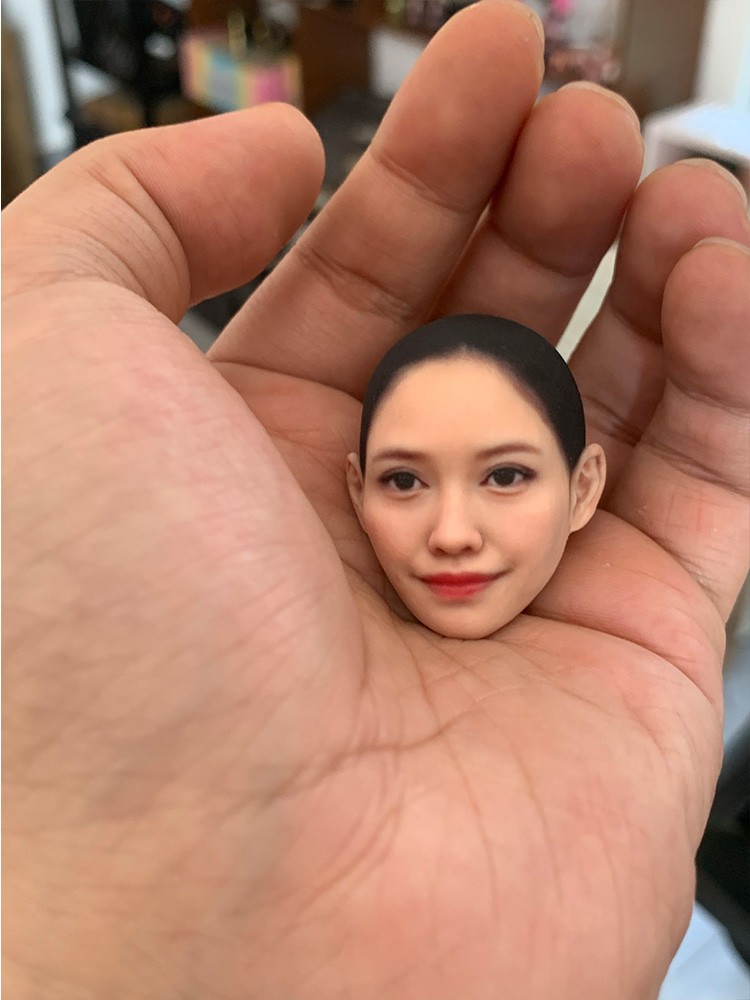 1/6 1/12 Beauty Girl Man Head Sculpt Model For 12" 6" Female Male Figure Body - Picture 104 of 190